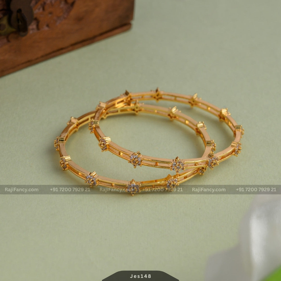 2 Layer White Bangle
