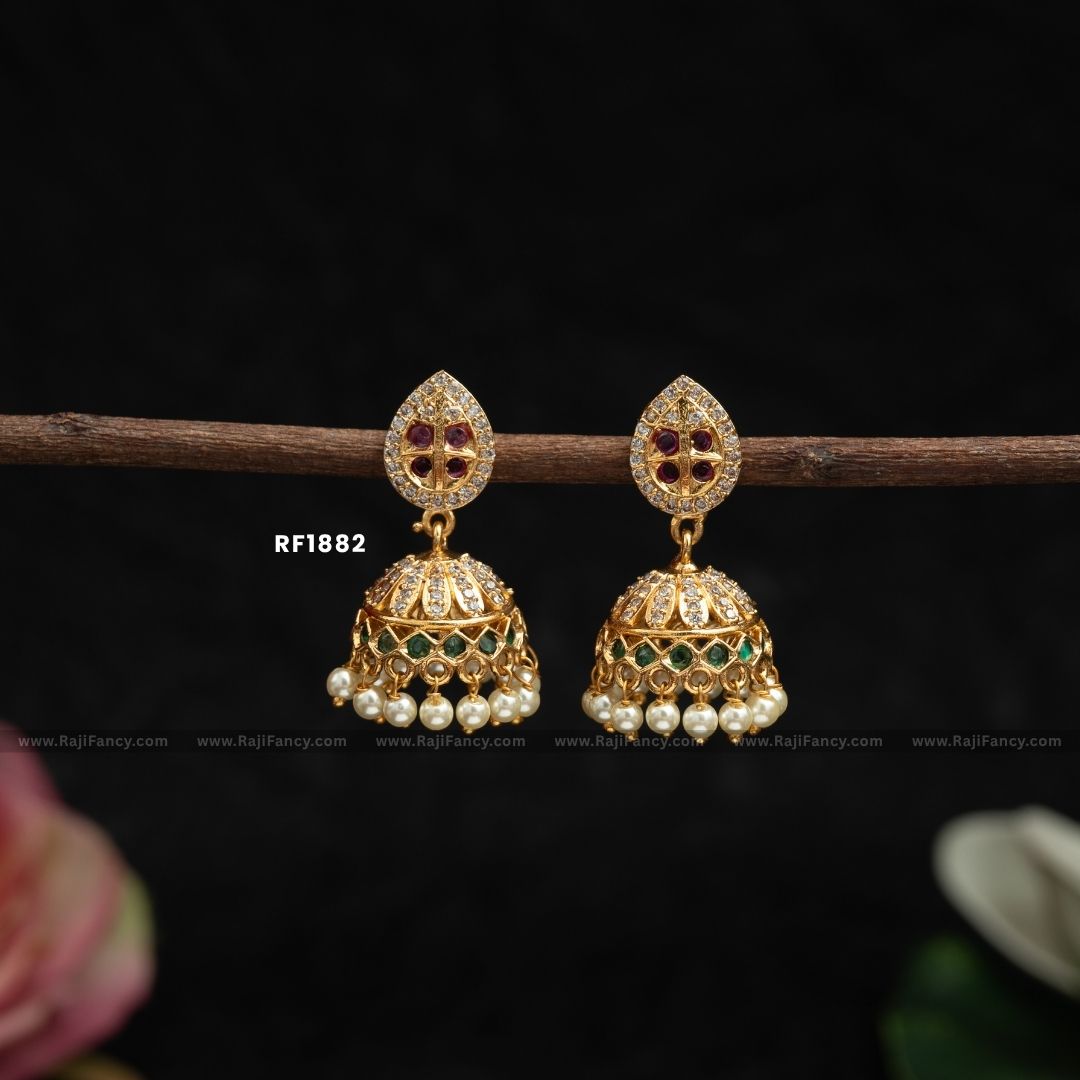 Advika Pearl Jhumka RF1882