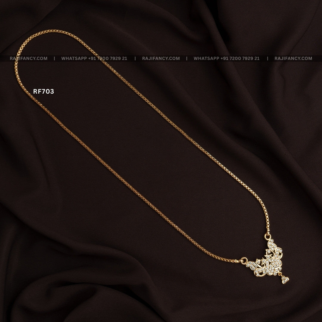 Ananya Crystal Dollar Chain