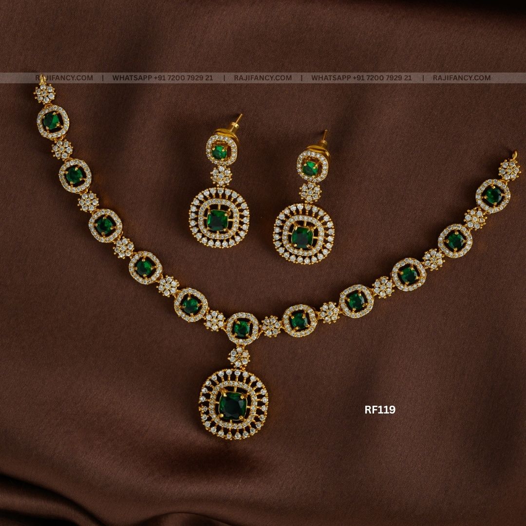 Block Green Necklace