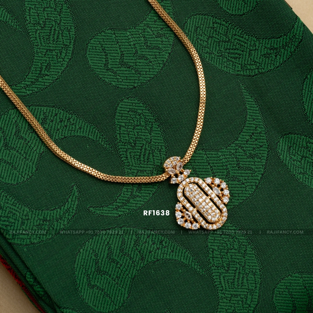 Crystal Oval Pendant