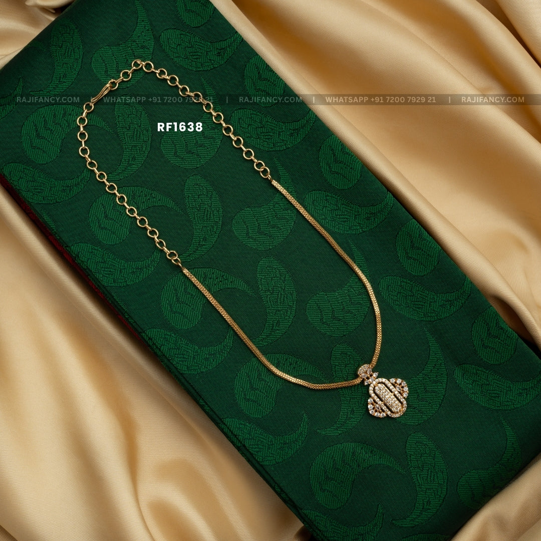 Crystal Oval Pendant