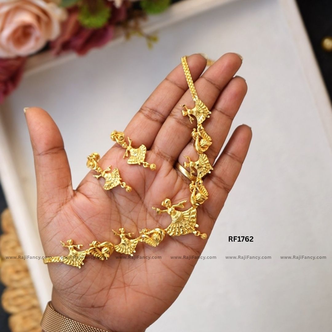 Dancing Girls Meenakari Necklace RF1762