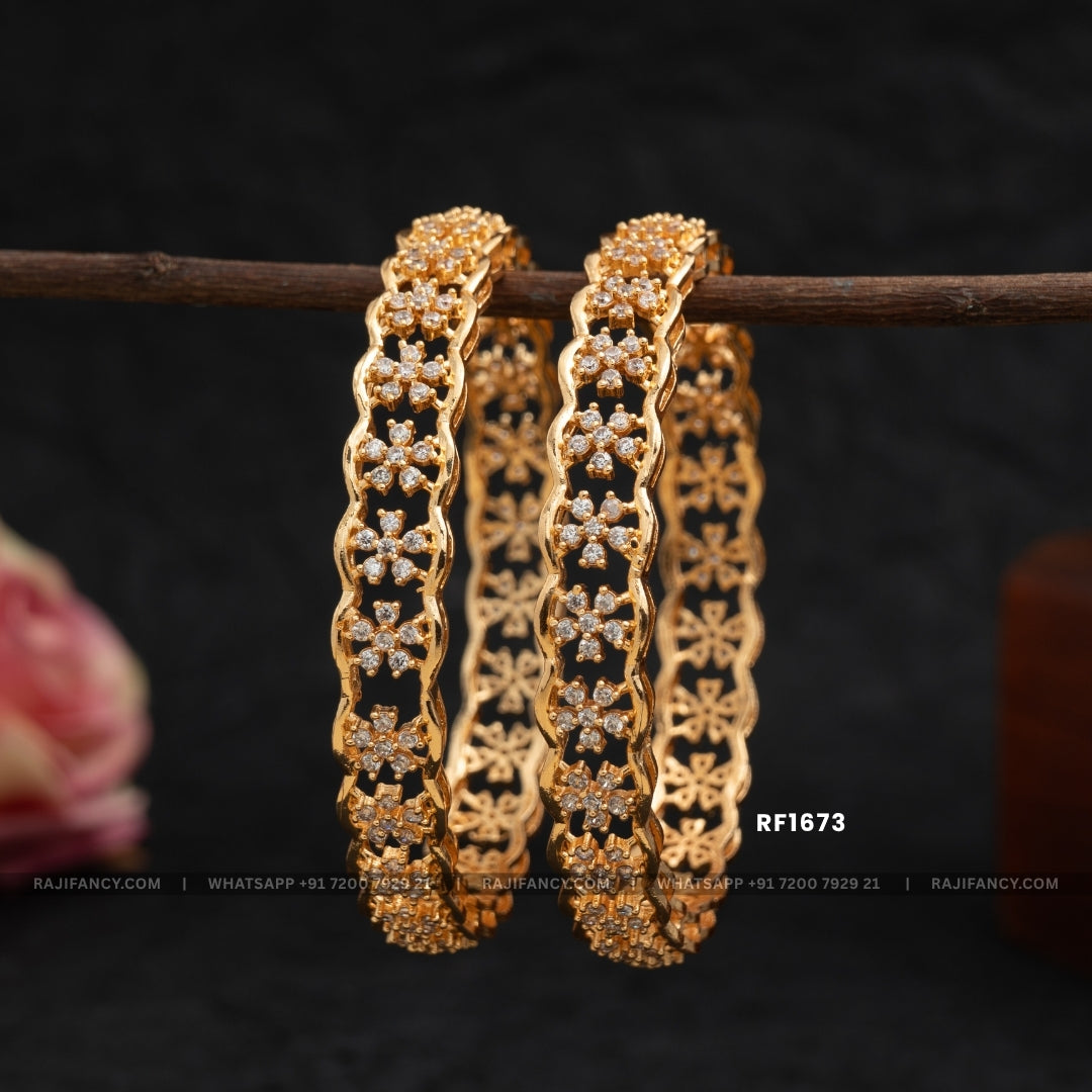 Diamond Wave Bangle