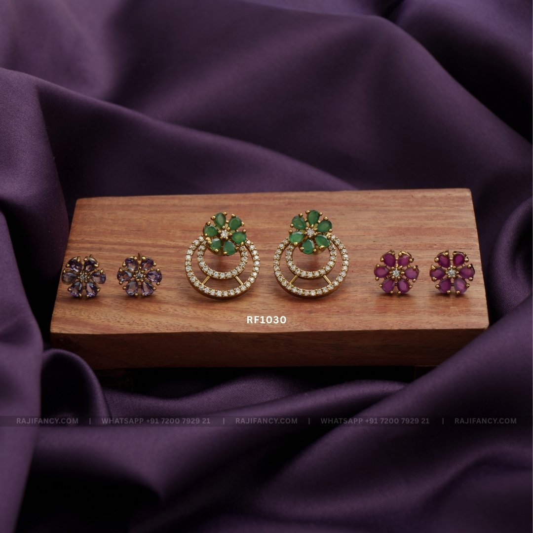 Floral changeable Stud