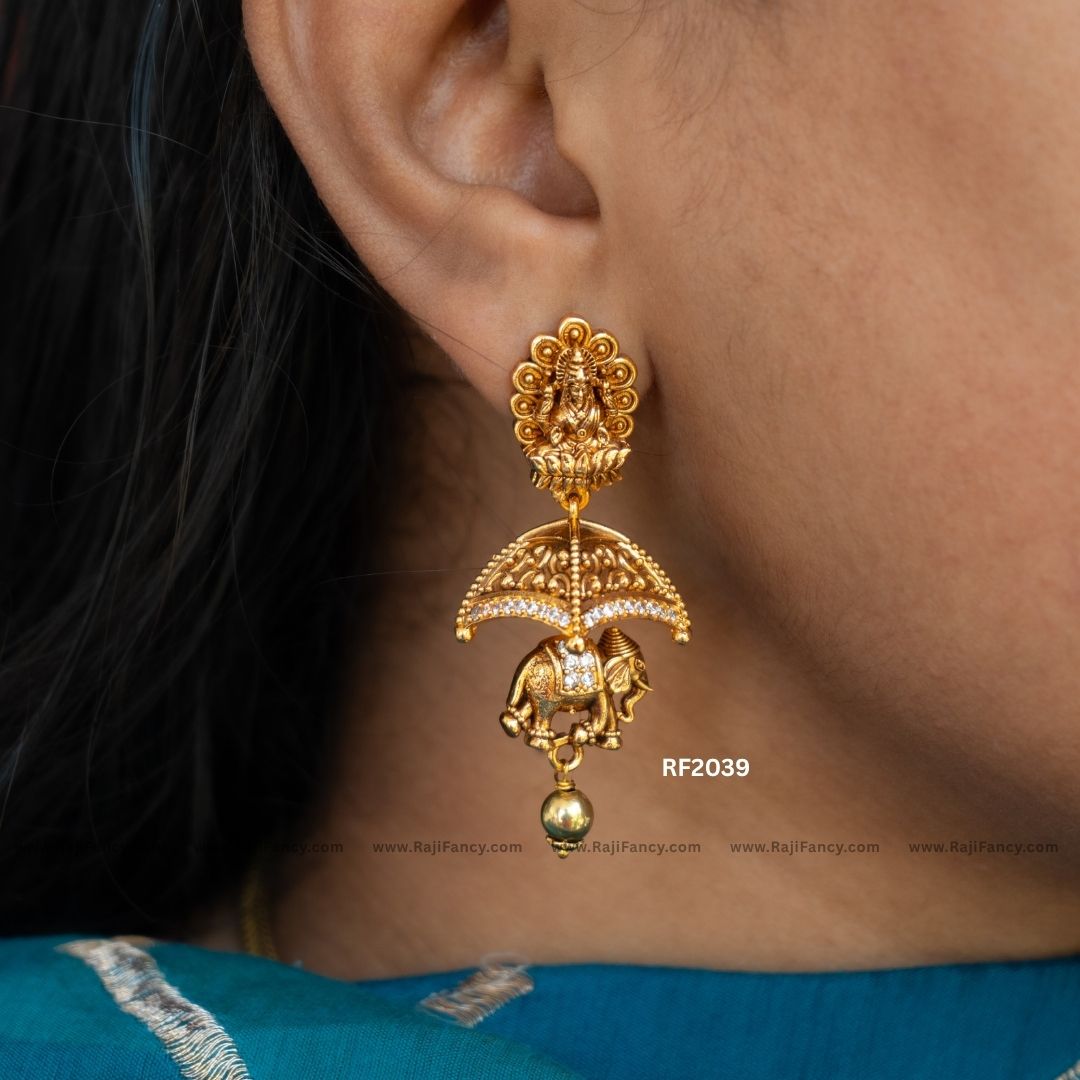 Gajah and Lakshmi Jhumka RF2039