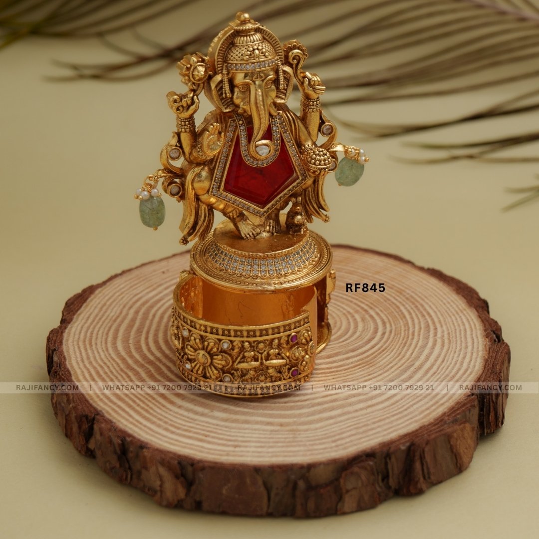 Ganesha Ruby Kumkum Box