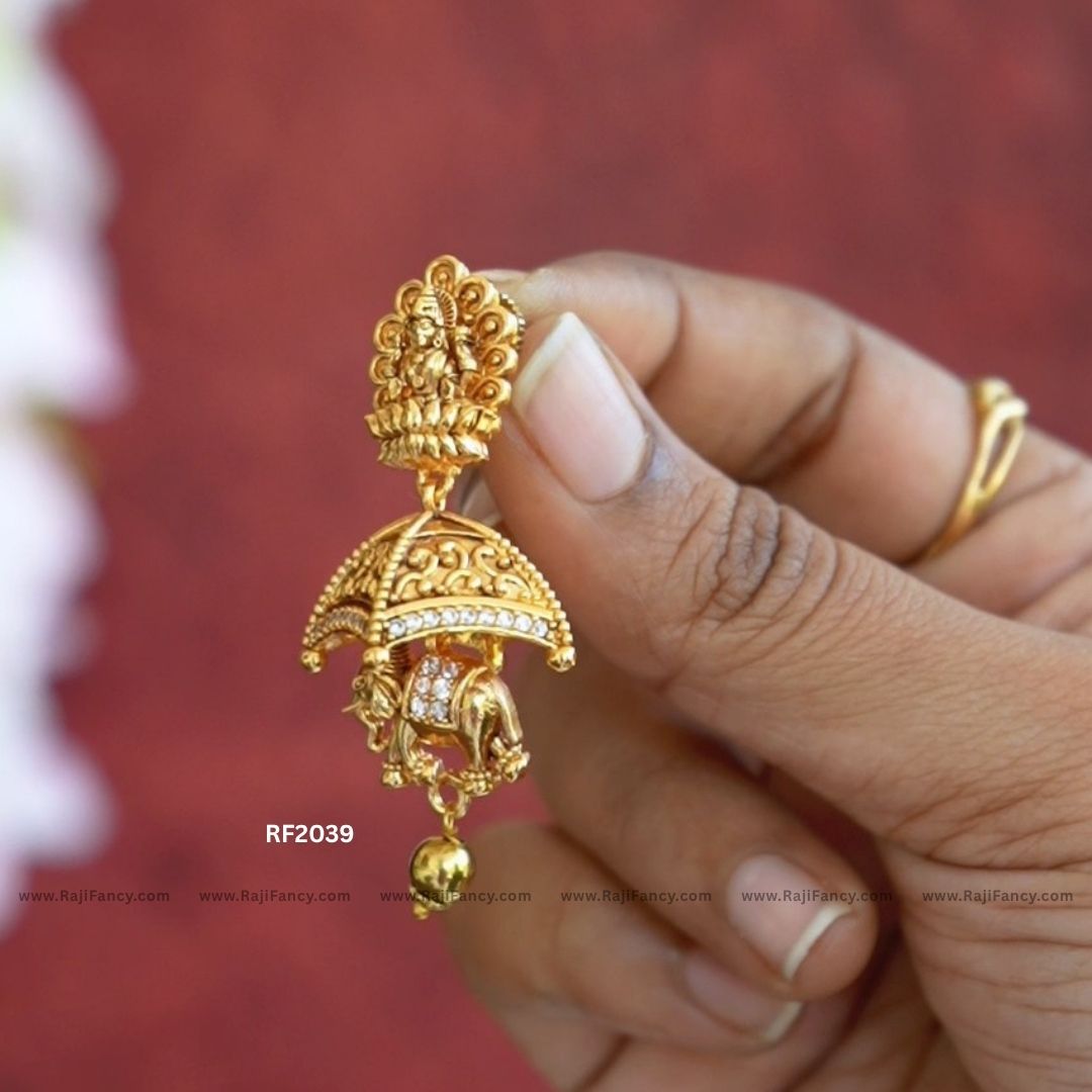 Gajah and Lakshmi Jhumka RF2039