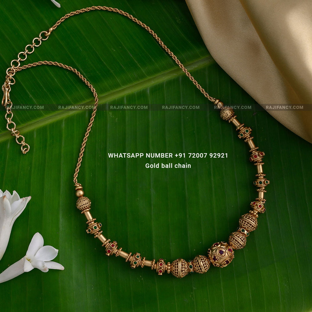 தங்க பந்து சங்கிலி