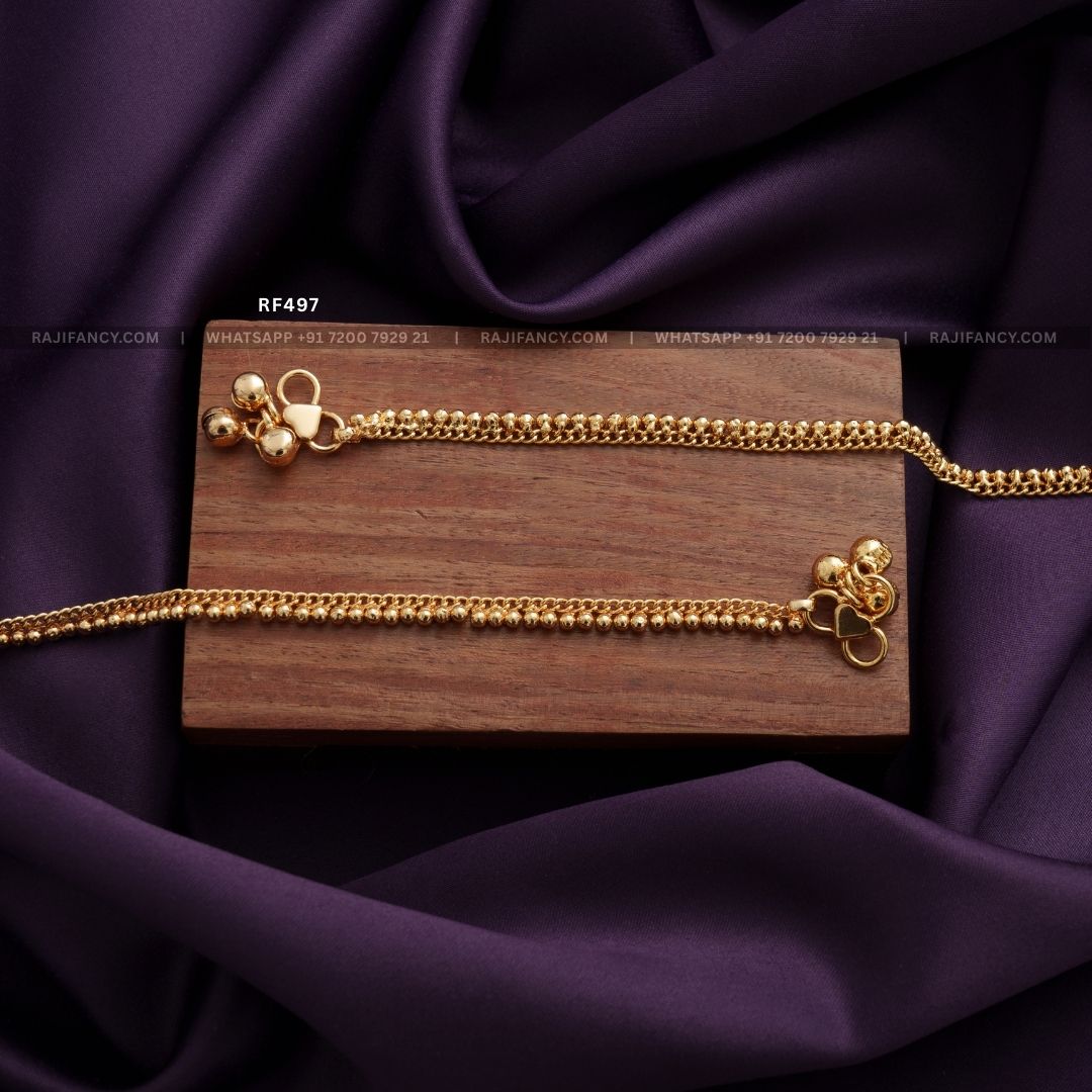 Gold Ball Anklet
