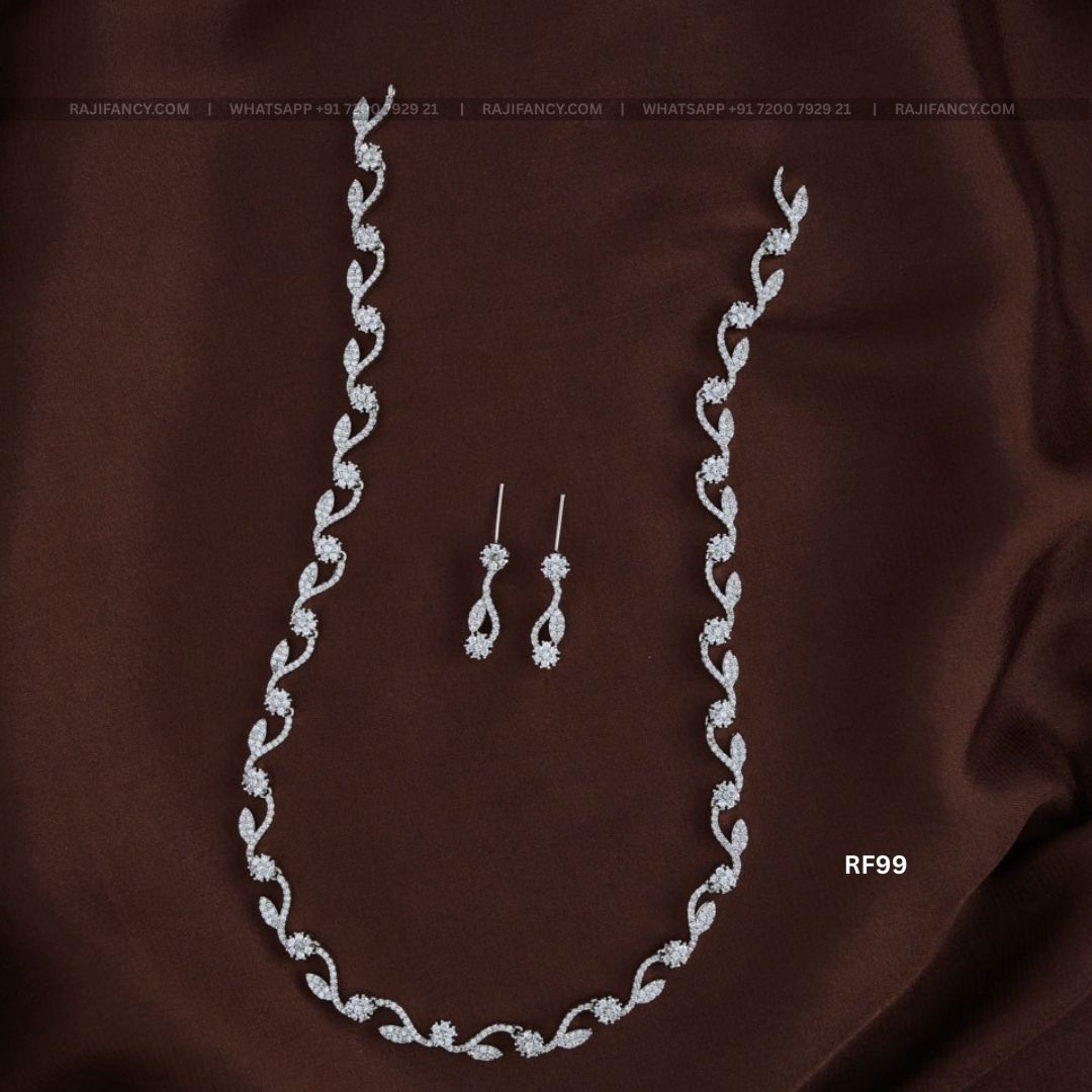 Leaf Petals Silver Haram