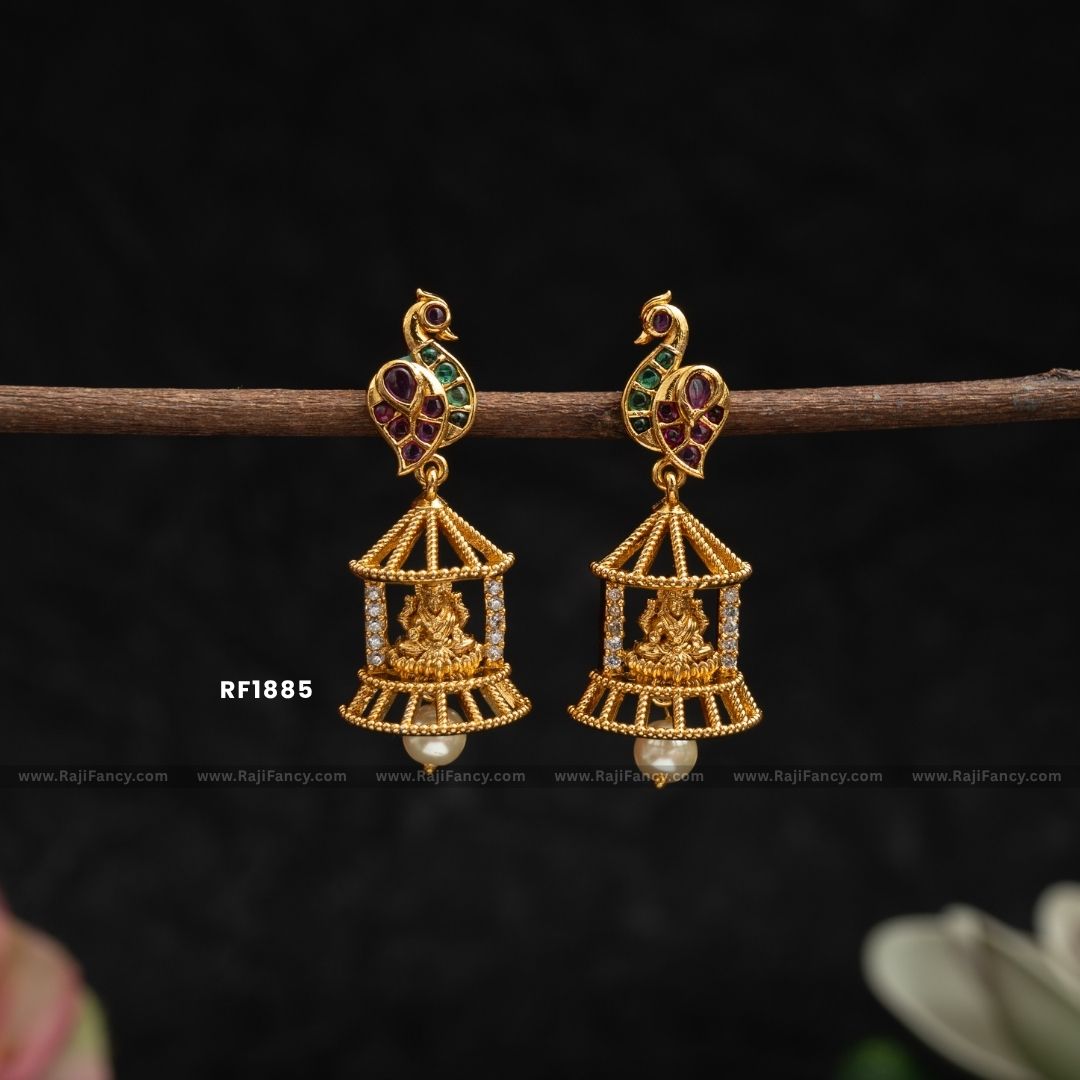 Mahalakshmi Cage Jhumka RF1885