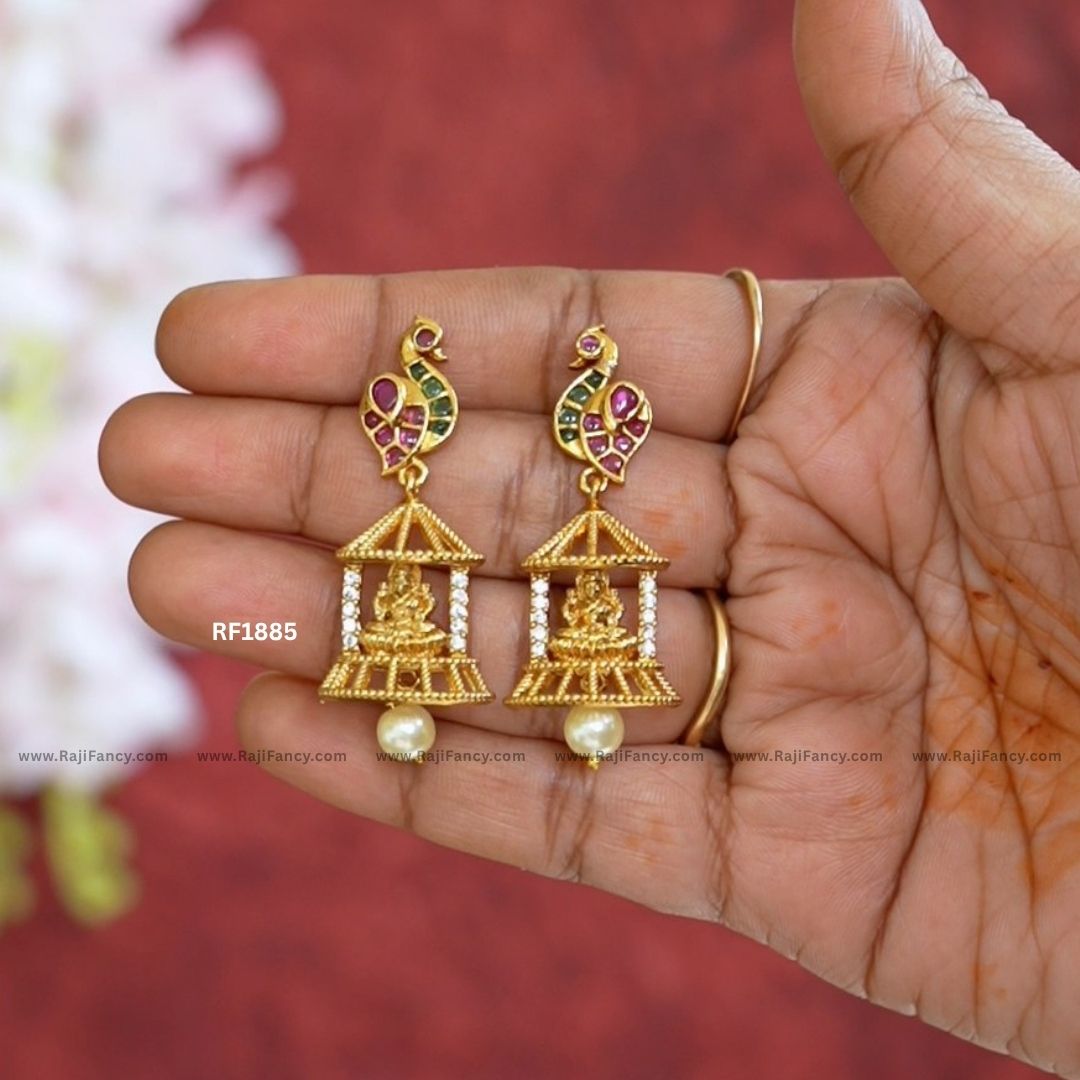 Mahalakshmi Cage Jhumka RF1885