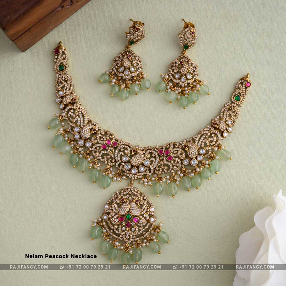 Nelam Peacock Necklace