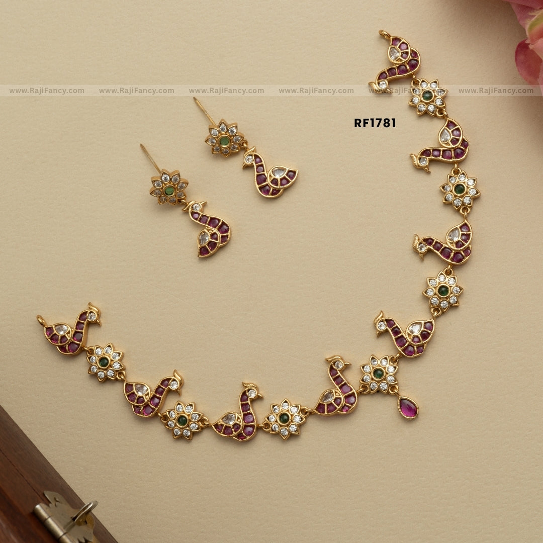 Peacock Charm Necklace RF1781