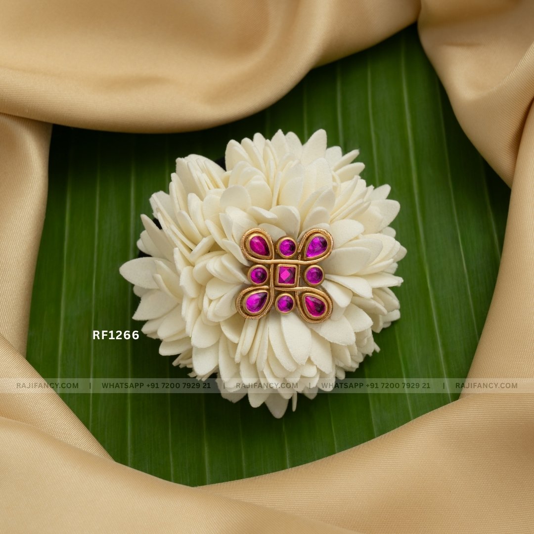 Kolam purple Floral Band