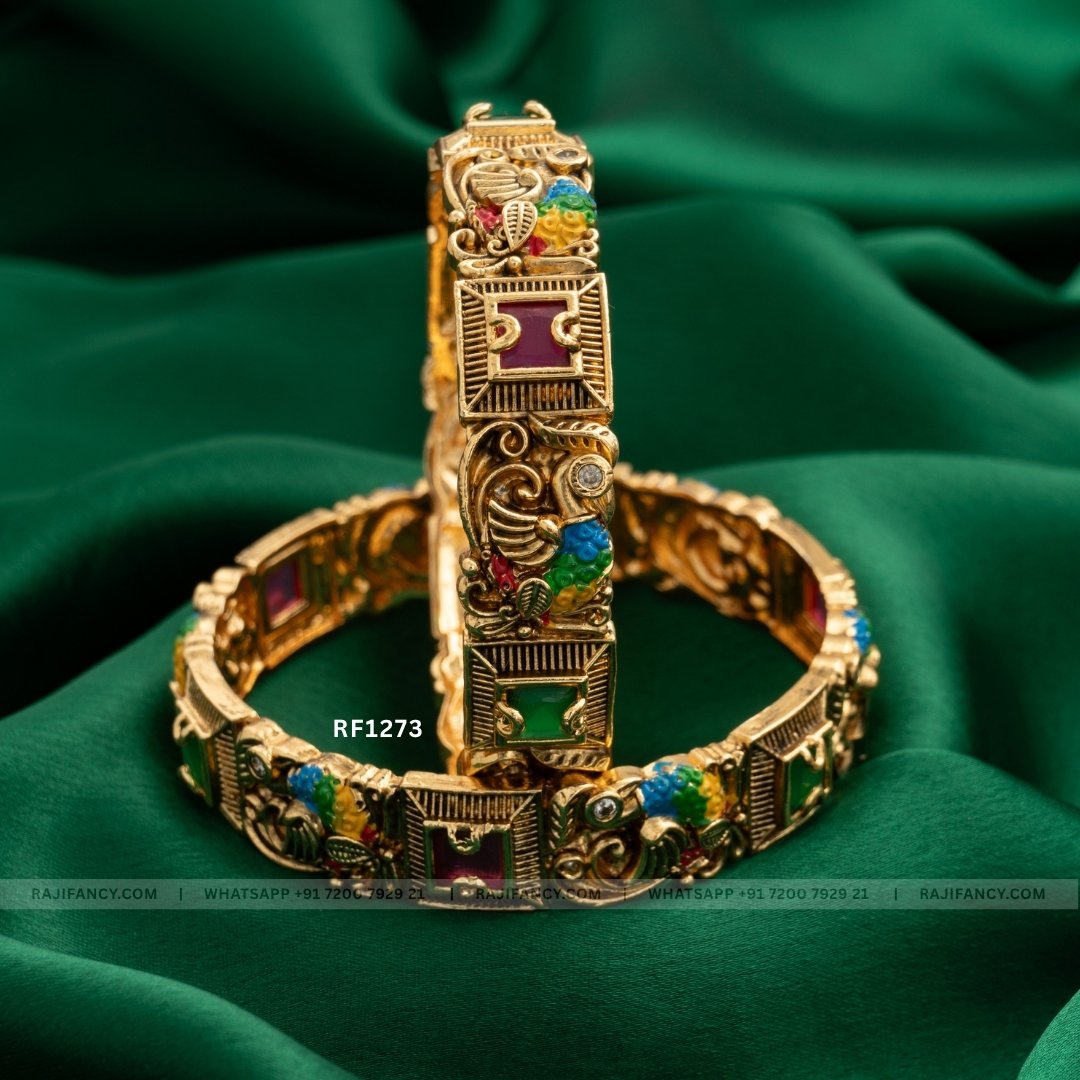 Peacock Heritage Bangle