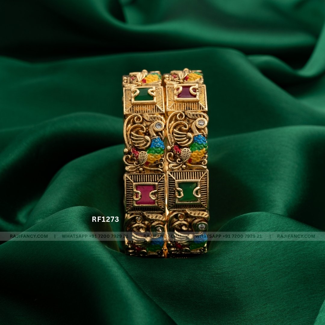 Peacock Heritage Bangle
