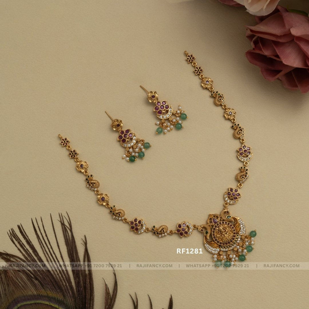 Lakshmi Floral necklace