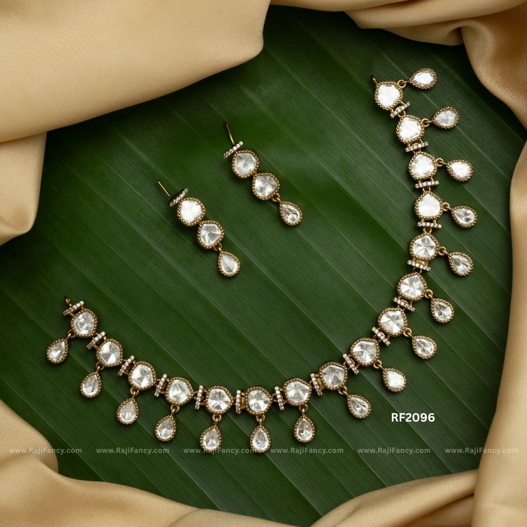 Polki Dewdrop Necklace RF2096