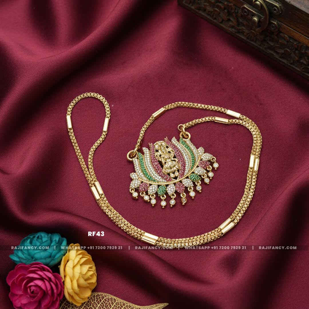 Lakshmi Devi Stone Chain