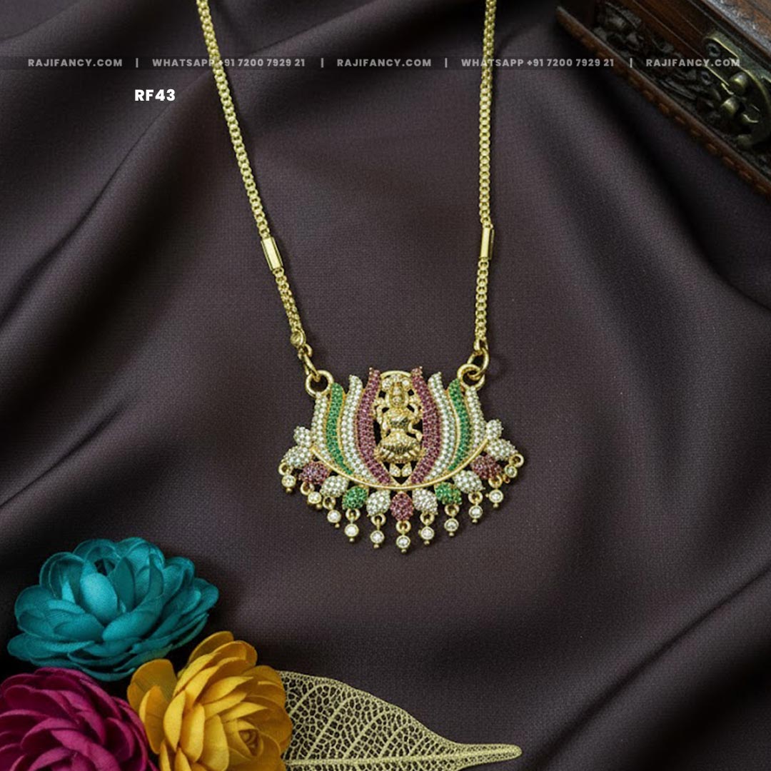 Lakshmi Devi Stone Chain
