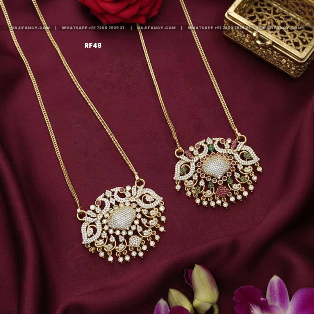 Peacock Stone Necklace