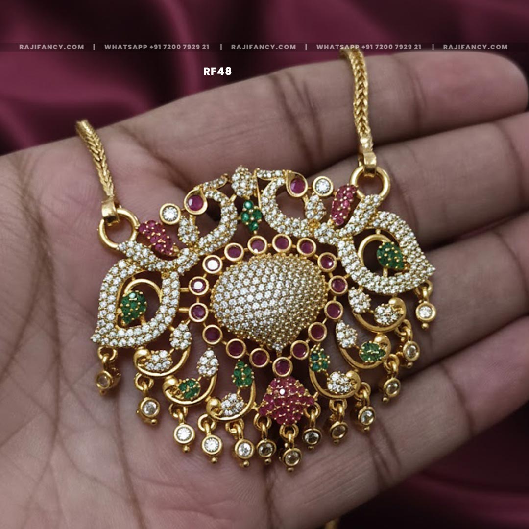 Peacock Stone Dollar Chain