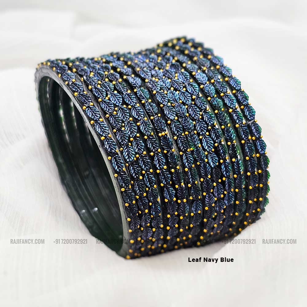 Leaf Navy Blue