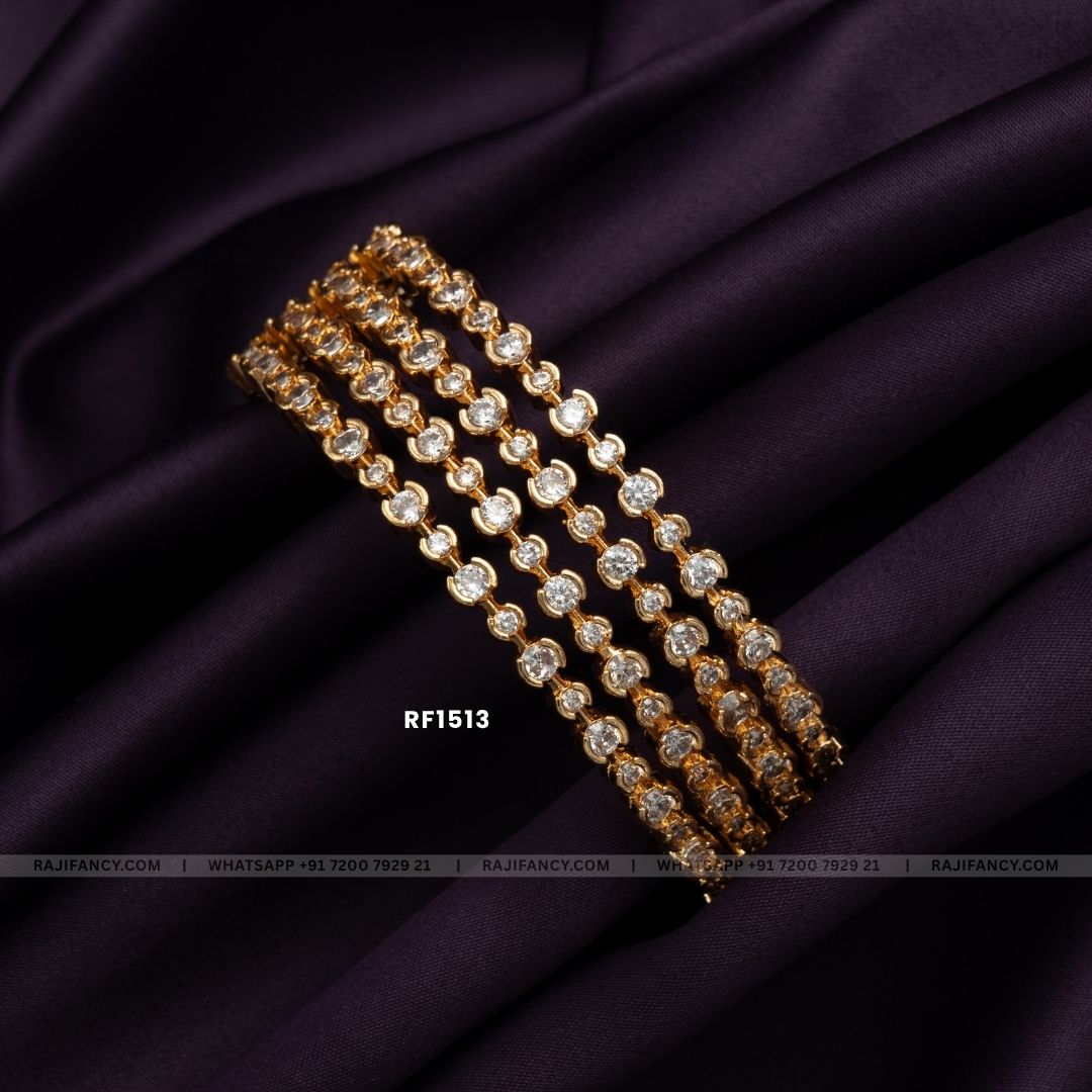 Rhea White Bangle