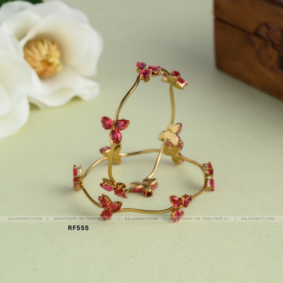 Rose Petal Bangle