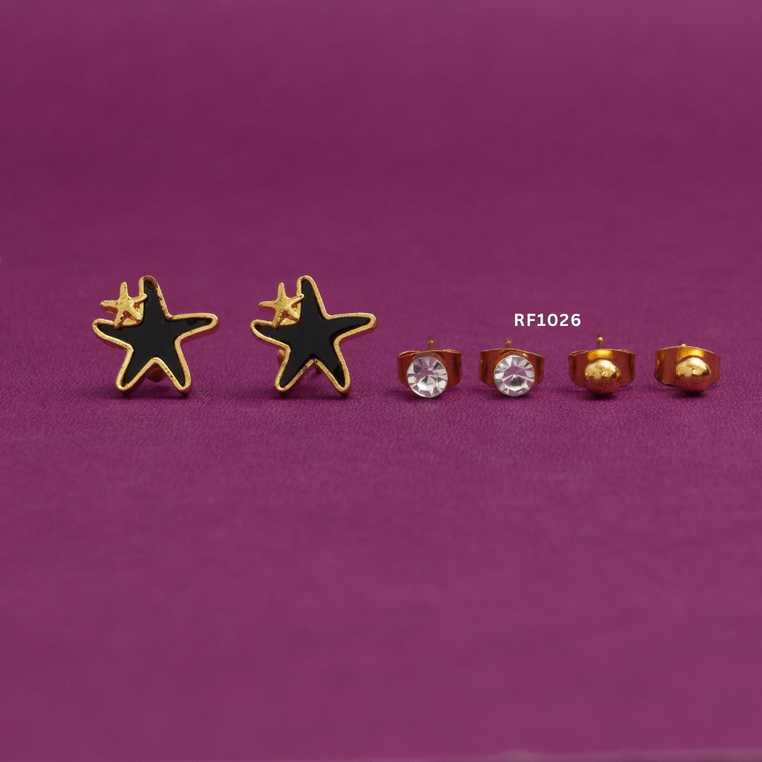 Star Black Stud