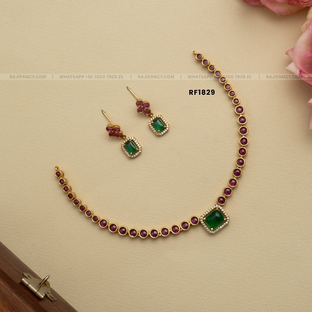 Tarini Emerald Ruby Set RF1829