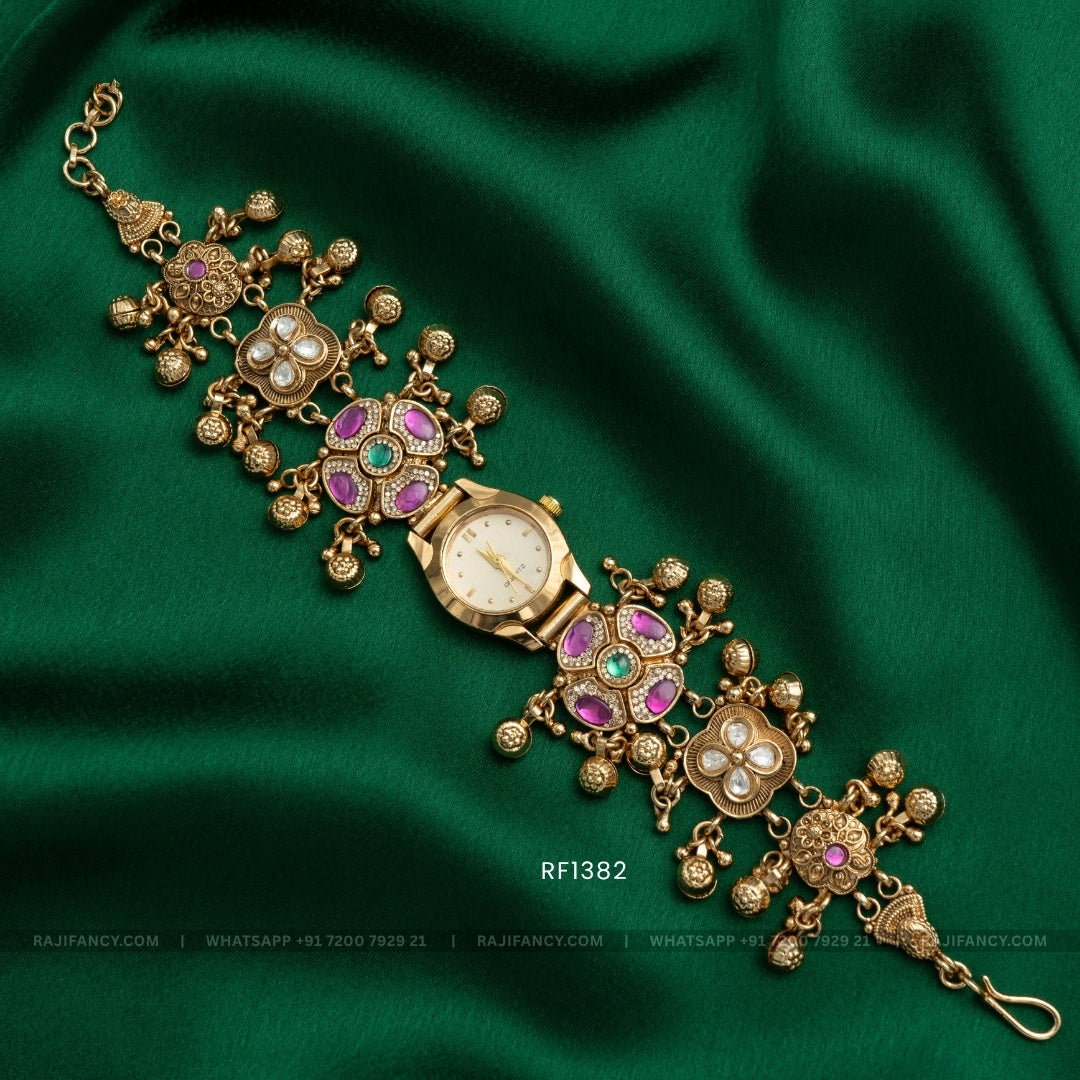 Antique Watch - Gold Petal