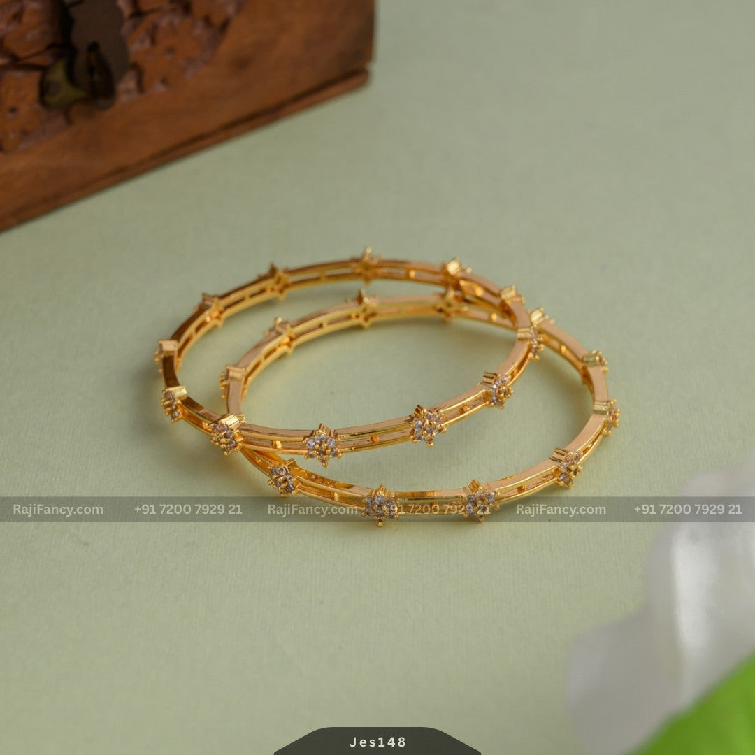 2 Layer White Bangle
