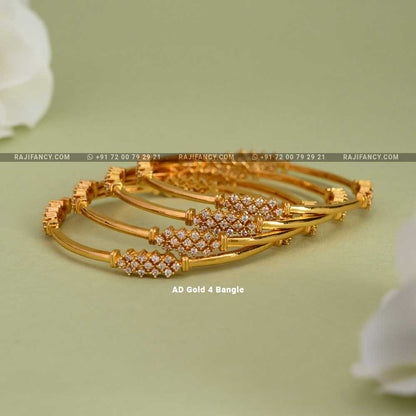 AD Gold 4 Bangle