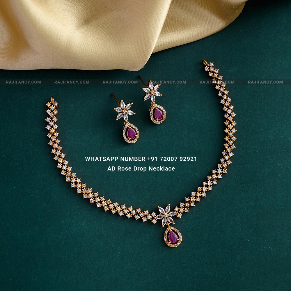 AD Rose Drop Necklace