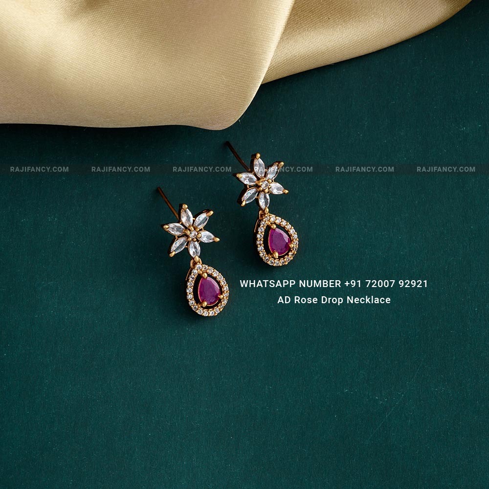 AD Rose Drop Necklace