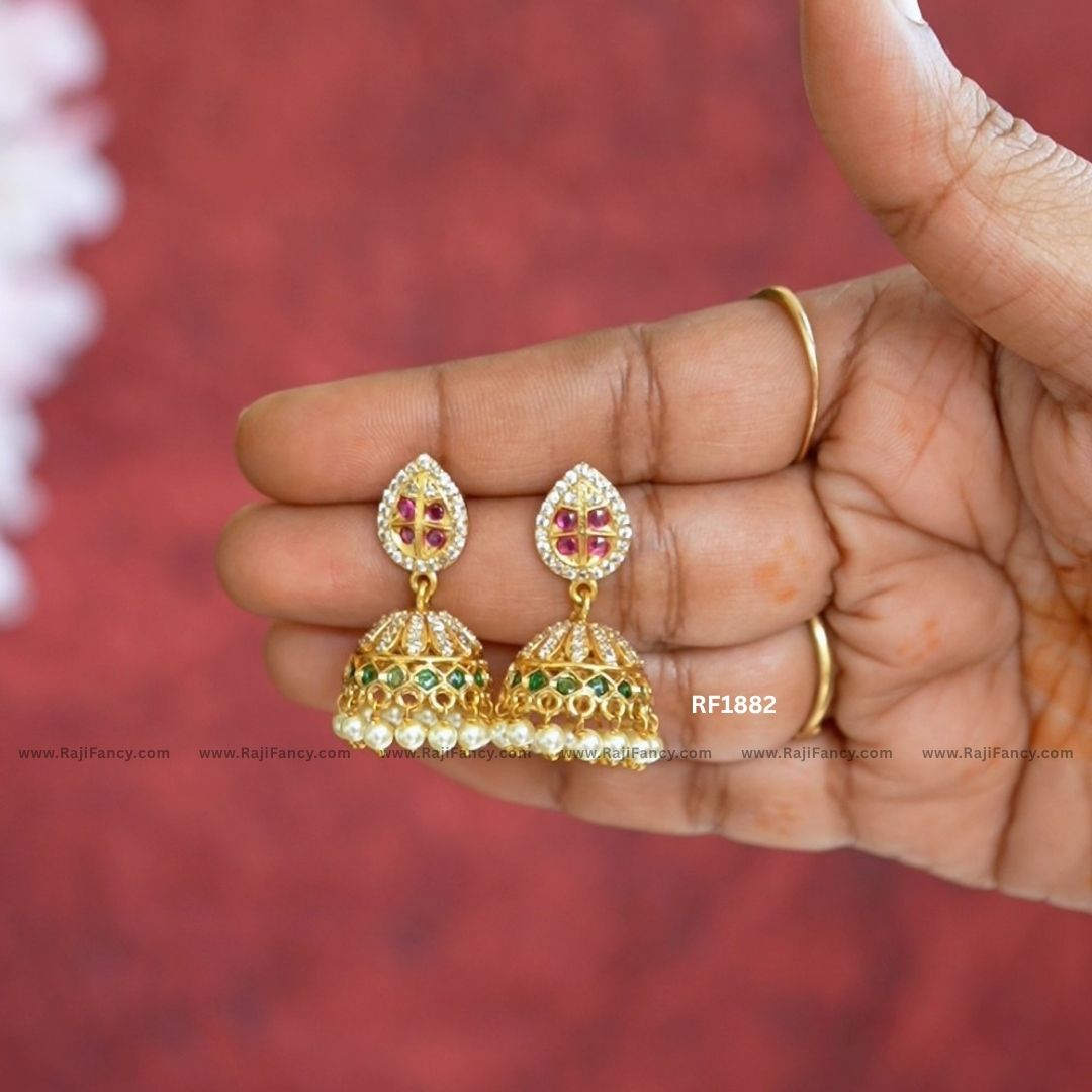 Advika Pearl Jhumka RF1882