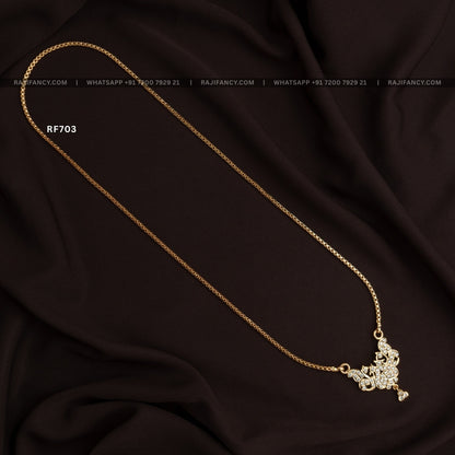 Ananya Crystal Dollar Chain