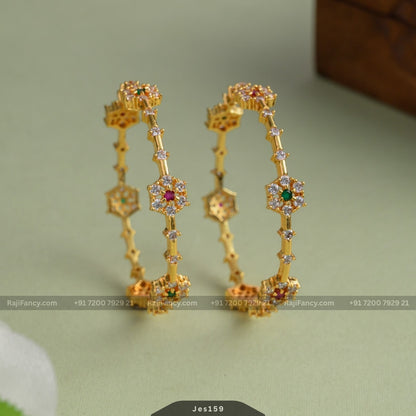 Multi Floral Bangle
