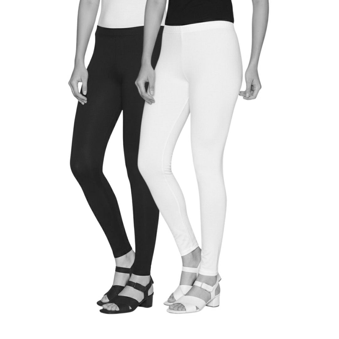 B&W Ankle Cut Leggings