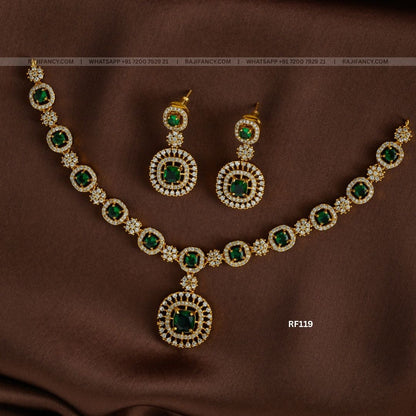 Block Green Necklace