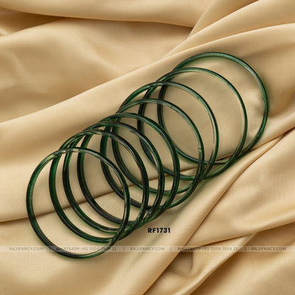 Bottle Green Glass Bangle RF1731