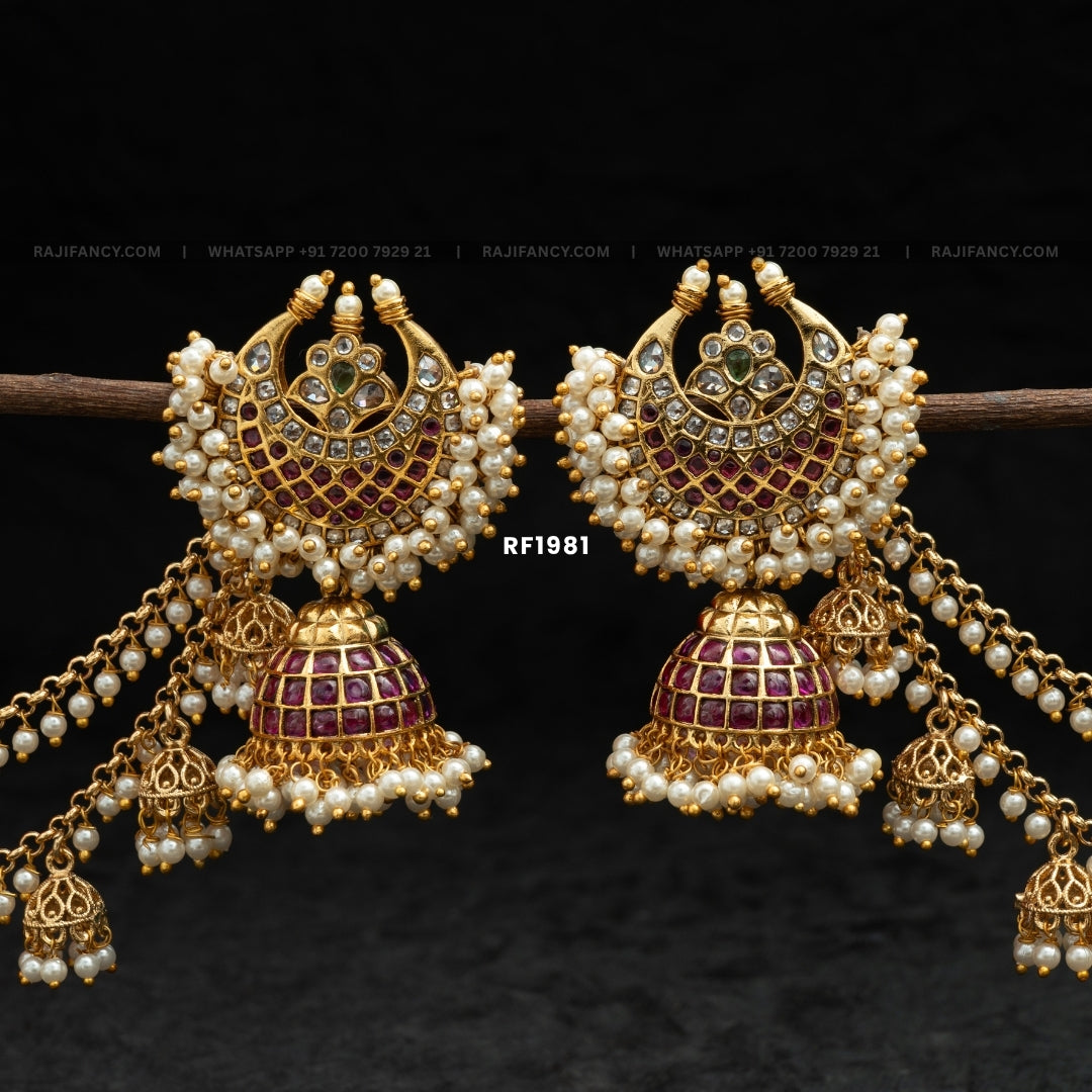 Chandhini Pearl Jhumka RF1981