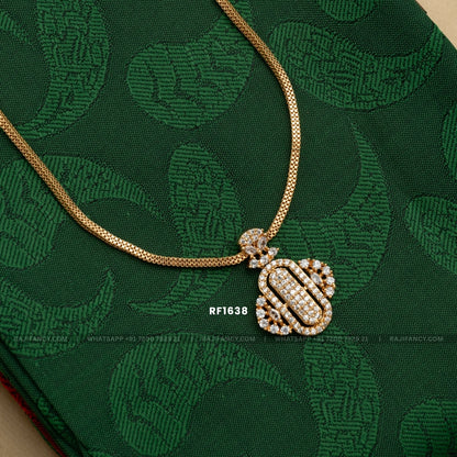 Crystal Oval Pendant