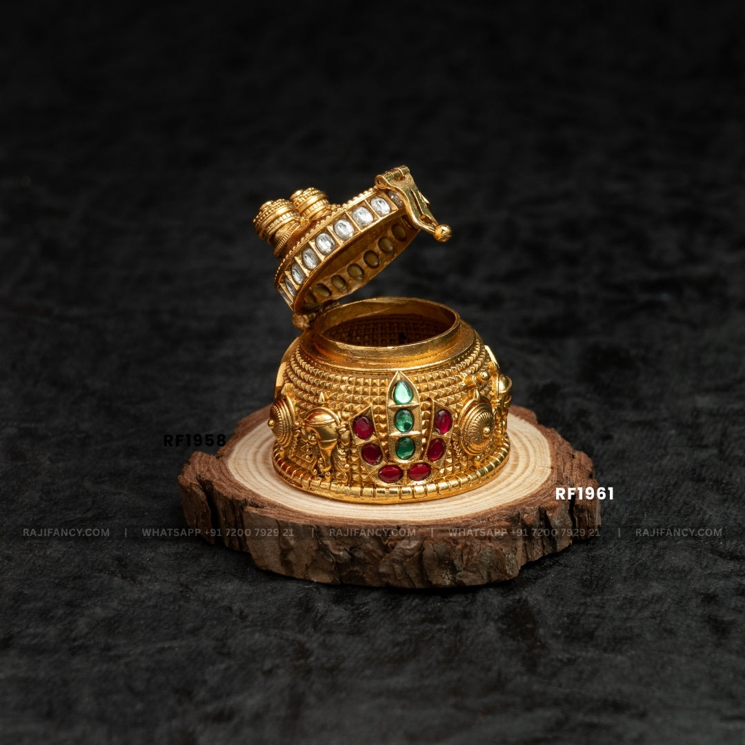 Dual Nakshi Kumkum Box RF1961