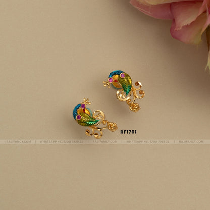 Golden Peacock Necklace RF1761