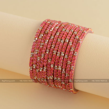 Flamingo Leaf Bangle