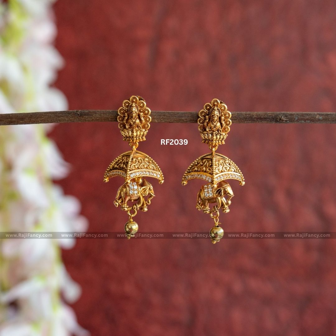 Gajah and Lakshmi Jhumka RF2039